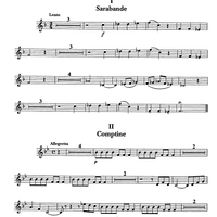 Le tombeau de Nicolas Grigny - Trumpet in C