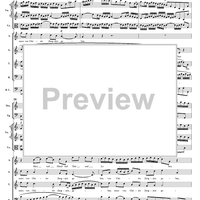 Choral from Cantata no. 147  ("Herz und Mund und That und Leben") - Full Score