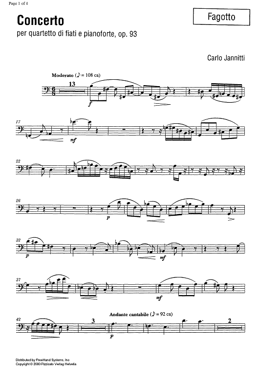 Concerto Op.93 - Bassoon