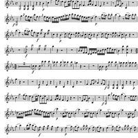 Divertimento No. 1 Eb Major KV113 - Violin 1