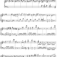 Sketch, from Piano & Wind Quintet in E-flat Major, K452