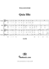 Quia Illic     (4-voice church anthem)