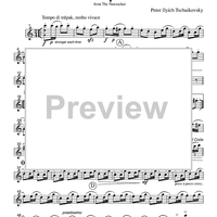 Trépak from the Nutcracker - Part 1 Flute, Oboe or Violin