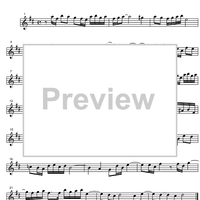 Three Part Sinfonia No. 8 BWV 794 F Major - E-flat Alto Saxophone