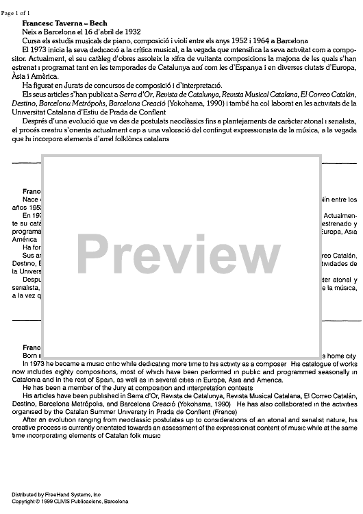 Temperaments - Preface
