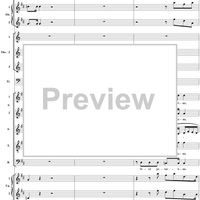 Fecit potentiam (Chorus), No. 7 from "Magnificat in D Major" - Full Score