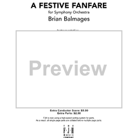 A Festive Fanfare - Score
