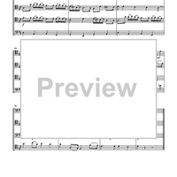 Canon in D for Cello Quartet - Score