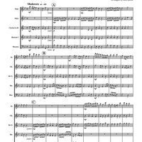 Over the Hills and Far Away - Score