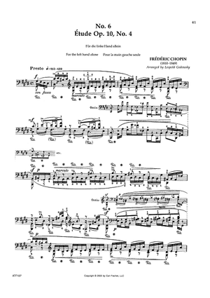 No. 6 - Étude Op. 10, No. 4