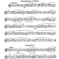 Variations sur un Noël français - Oboe