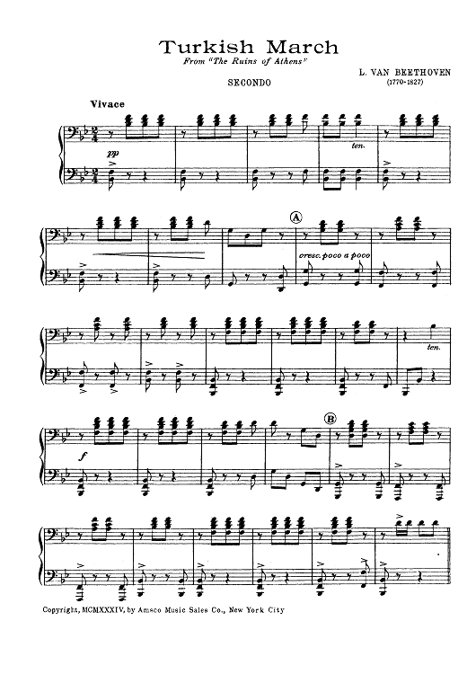 Turkish March (from "The Ruins of Athens")