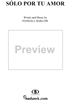 Sólo por Tu Amor