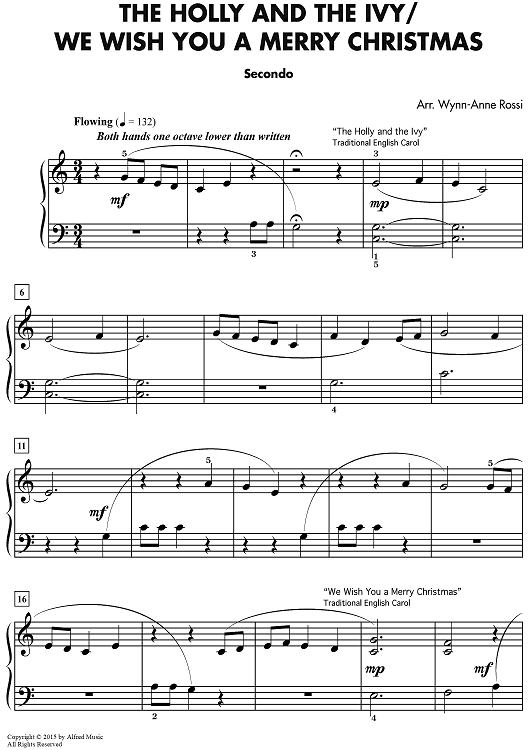 The Holly and the Ivy / We Wish You a Merry Christmas