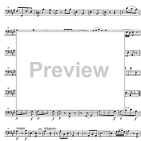 Divertimento No.11 D Major KV251 - Double Bass