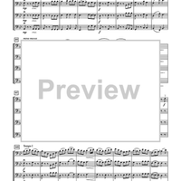 Two By Four for Cello Quartet - Score