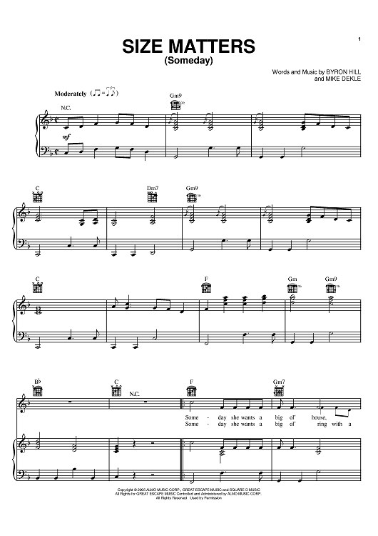 Size Matters (Someday)