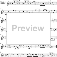 Water Music Suite No. 1 in F Major, No. 6: Air - Violin 1