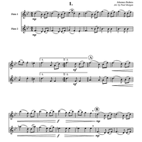 Nine Waltzes from Op. 39 - Flutes 1 & 2