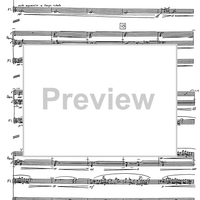 Concerto for flute, wind instruments and percussion - Score