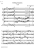 Birthday Variations Rossini - Score
