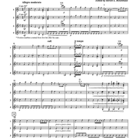 Quartet (Sonata in C major, Op. 15) - Score