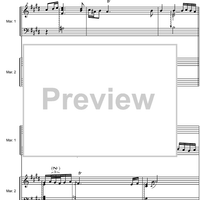 French Suite  6 E Major BWV 817 - Score