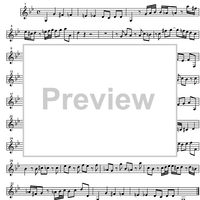 Three Part Sinfonia No. 9 BWV 795 f minor - Bass Clarinet
