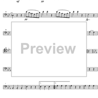 String Trio Bb Major D581A - Cello