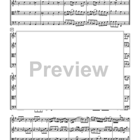 Quartet in G - Score