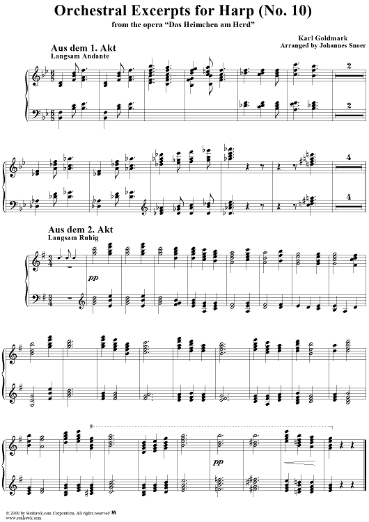 Das Heimchen am Herd (Harp Excerpt)