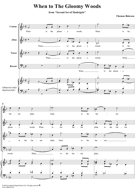 When to The Gloomy Woods