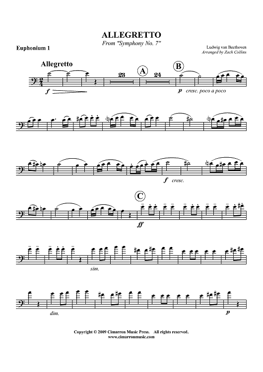 Allegretto - Euphonium 1