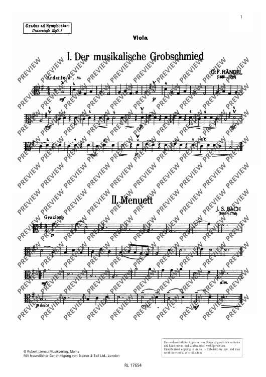 Gradus ad Symphoniam Beginner's level - Viola