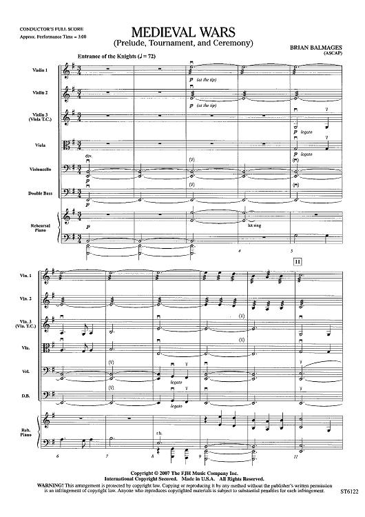 Medieval Wars - Score