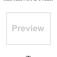 Cello Suite No. 5 in C Minor (Unaccompanied)