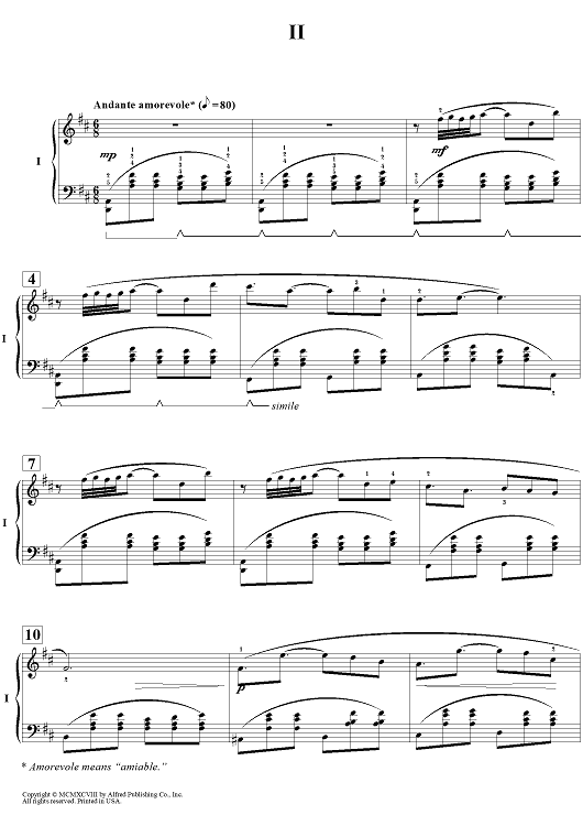 Concertante in G Major - 2nd Movement