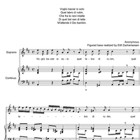 Voglio baciario solo quel labro - Score