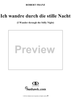 Six Songs, op. 35, no. 2: I Wander Through the Stilly Night  (Ich wandre durch die stille Nacht)