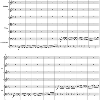 String Octet, Op. 20, Movement 4 - Score