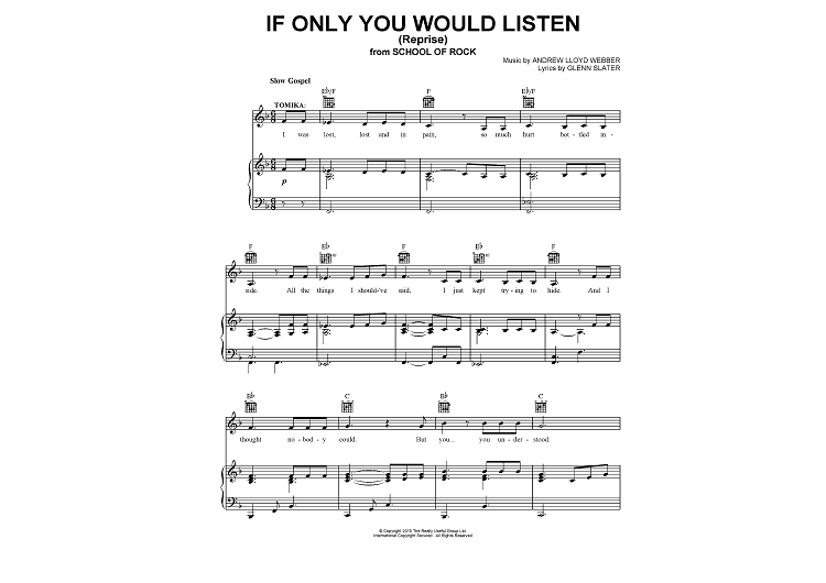 If Only You Would Listen (Reprise)