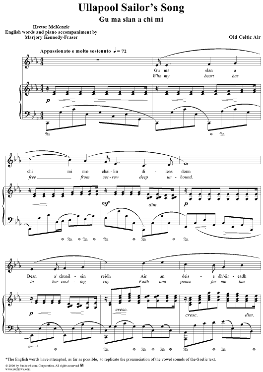 Gu ma slan a chi mi (Ullapool Sailor's Song)