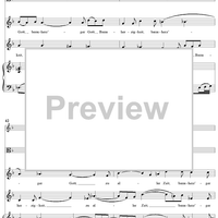 "Gedenk' an Jesu bittern Tod", Duet, No. 6 from Cantata No. 101: "Nimm von uns, Herr, du treuer Gott" - Piano Score