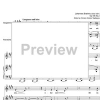 Immer leiser wird mein Schlummer Op.105 No. 2