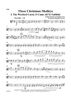 Three Christmas Medleys for String Trio - Viola
