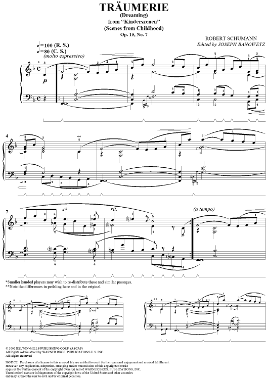 Träumerie, Op. 15, No. 7