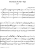Divertimento No. 3, Movement 1 - Score
