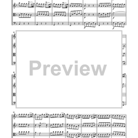 Water Music Suites - Score