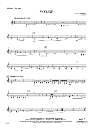Skyline - Bb Bass Clarinet