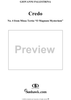 Missa Tertia:  O Magnum Mysterium, No. 4:  Credo